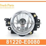 victor fog lamp 81220-E0080 81220-E0180 81220E0080 81220E0180 for HINO 500 fg euro4 L??mpara de niebla de Victor
