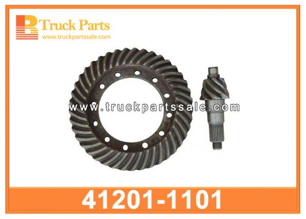 wheel crown and pinion gears 6X41 41201-1101 412011101 for HINO EF750