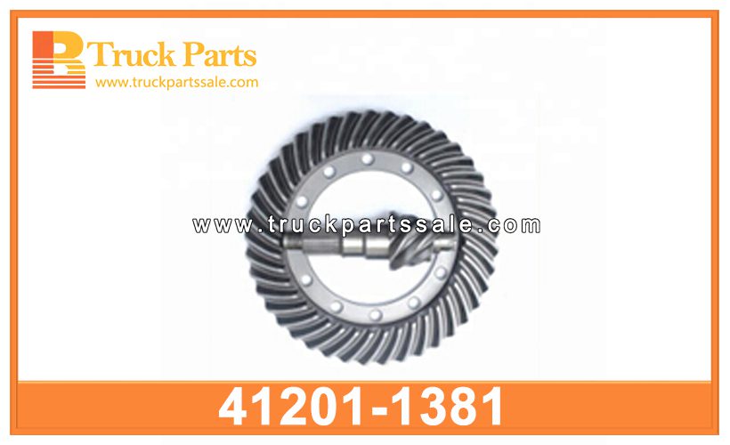 7X45 crown wheel pinion 41201-1381 412011381 for HINO ZM EM100 EK100 pi ??n de la rueda de la corona