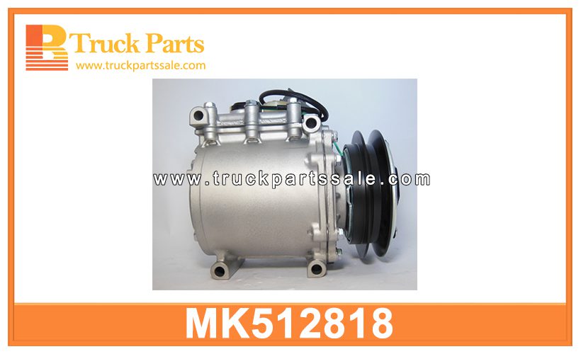 AC compressor MK512818 for MITSUBISHI FS527 FV54 6M70-1AT2 6M70-1AT Compresor de aire acondicionado