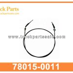 ACCELERATOR CABLE 78015-0011 780150011 for HINO Cable acelerador