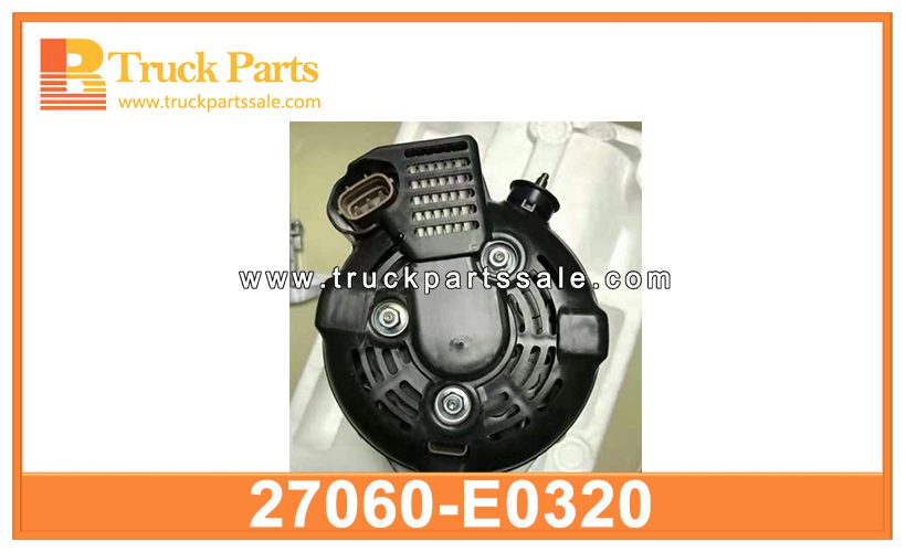 ALTERNATOR 27060-E0320 27060E0320 1042101810 for HINO N04C ALTERNADOR