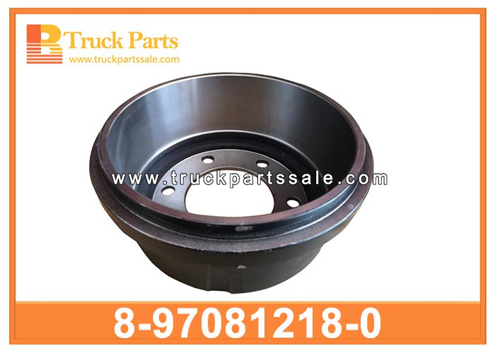 Brake Drum Front 6 Holes 8-97081218-0 8970812180 8-97081-218-0 for ISUZU 4HF1 4HK1 NPR Tambor del freno