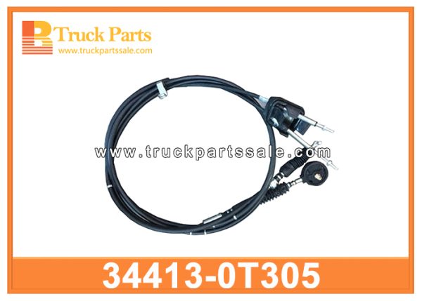 Cable Assy 2820mm 34413-0T305 344130T305 for NISSAN FD42 Cable de cable آسى كابل