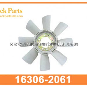 Cooling Fan blade size 600mm 16306-2061 163062061 for HINO Hoja del ventilador de enfriamiento شفرة مروحة التبريد