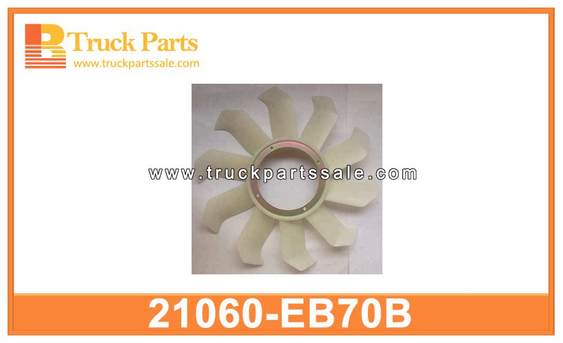 Cooling Fan blades 21060-EB70B 21060EB70B for NISSAN Cuchillas de ventilador de refrigeraci??n