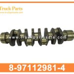 Crankshaft 8-97112981-4 8971129814 8-97112-981-4 for ISUZU NPR 4HG1 700P Cig??e al