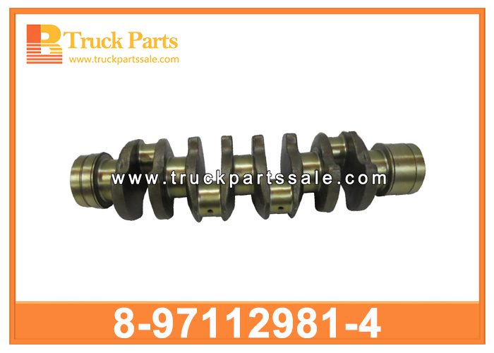Crankshaft 8-97112981-4 8971129814 8-97112-981-4 for ISUZU NPR 4HG1 700P Cig??e al