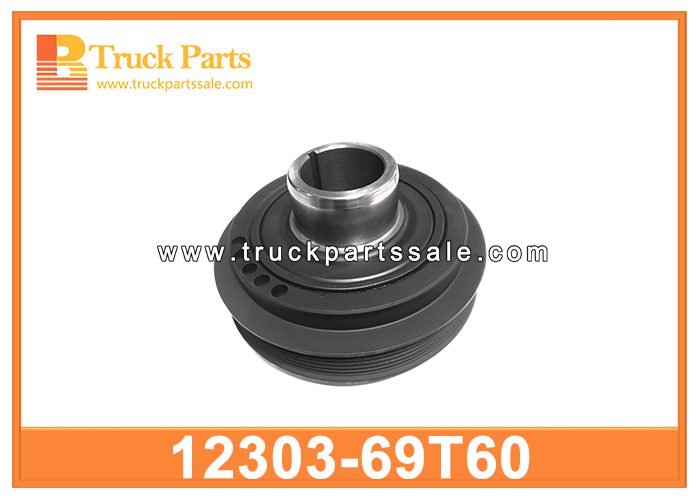 Crankshaft Pulley 12303-69T60 1230369T60 for NISSAN BD30 Polea del cig??e al