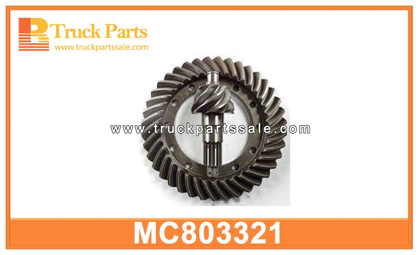 Crown Wheel Pinion 8x37 MC803321 for MITSUBISHI FUSO FV415 Pi ??n de la rueda de la corona