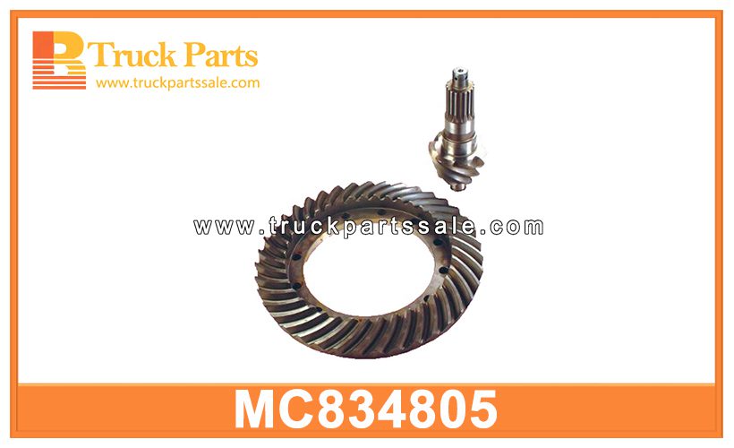 Crown Wheel and Pinion 7x39 MC834805 for MITSUBISHI FUSO FP418 Rueda de la corona y pi ??n
