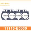 Engine Cylider Head Gasket 11115-E0030 11115E0030 for HINO W04D W04E N04D Junta de cabezal del cylider del motor