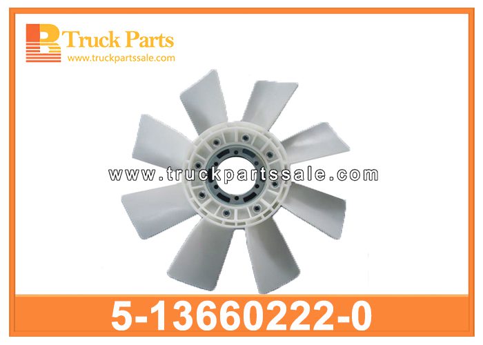 Fan Blade 5-13660222-0 5136602220 5-13660-222-0 for ISUZU Elf350 Aspa del ventilador