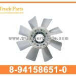 Fan Blade 8-94158651-0 8941586510 8-94158-651-0 for ISUZU NHR ELF150 Aspa del ventilador