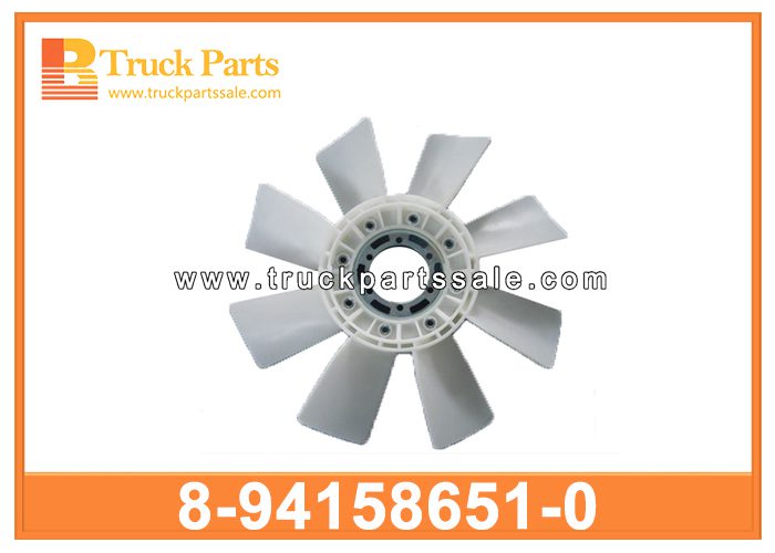 Fan Blade 8-94158651-0 8941586510 8-94158-651-0 for ISUZU NHR ELF150 Aspa del ventilador