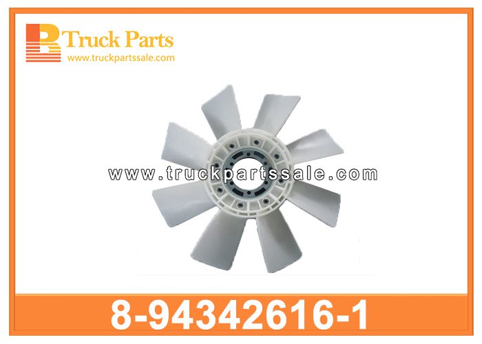 Fan Blade 8-94342616-1 8943426161 8-94342-616-1 for ISUZU 4JB1 Aspa del ventilador