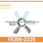 Fan blade 16306-2220 163062220 for HINO H06C H07DT J08C Aspa del ventilador
