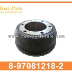 Front Brake Drum 8-97081218-2 8970812182 8-97081-218-2 for ISUZU 4HF1 Freno delantero