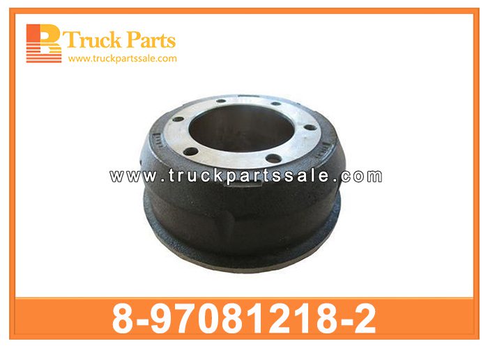 Front Brake Drum 8-97081218-2 8970812182 8-97081-218-2 for ISUZU 4HF1 Freno delantero