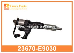 Fuel Injector 23670-E9030 23670E9030 for HINO EF750 Inyector de combustible حاقن الوقود