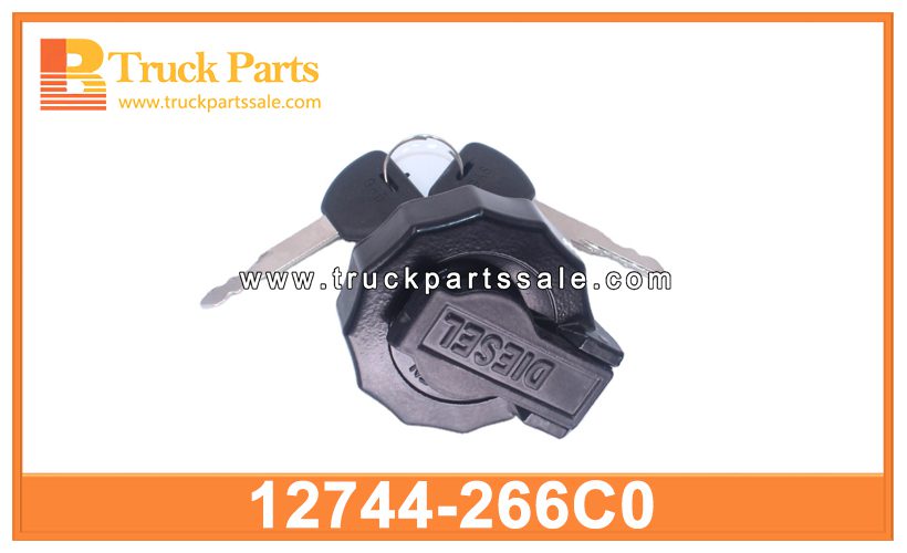 Fuel Tank cap with key 12744-266C0 12744266C0 for ISUZU Tapa del tanque de combustible con llave