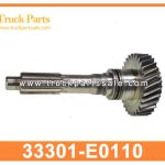 Input Shaft 26X29X10T 33301-E0110 33301E0110 for HINO 500 Eje de entrada