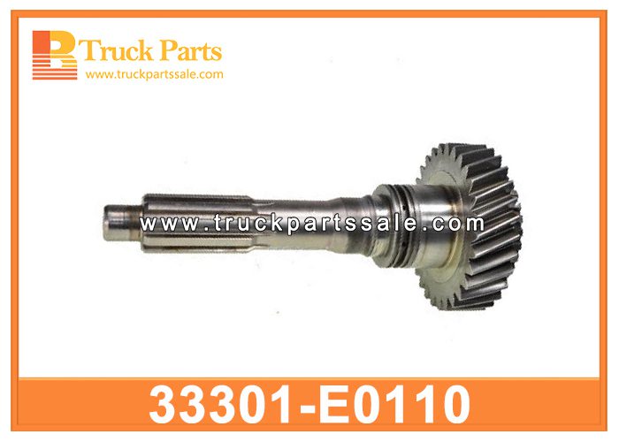 Input Shaft 26X29X10T 33301-E0110 33301E0110 for HINO 500 Eje de entrada
