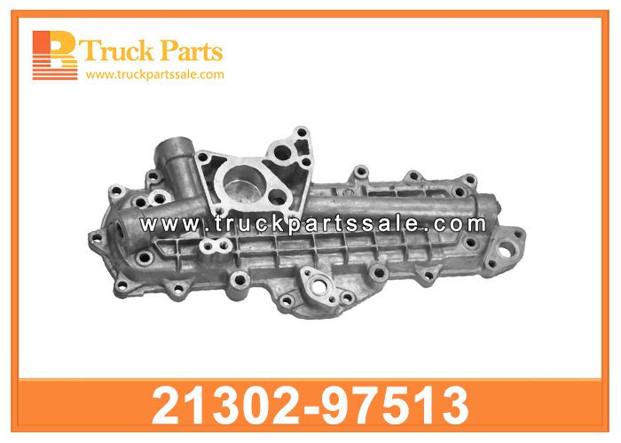 OIL COOLER COVER 21302-97513 2130297513 for NISSAN PF6T Cubierta de enfriador de aceite