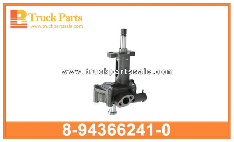 Oil Pump 8-94366241-0 8943662410 8-94366-241-0 for ISUZU 4BD1 Bomba de aceite