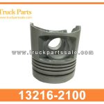 Piston 12V 13216-2100 13216-2440 132162100 132162440 for HINO K13D Pist??n