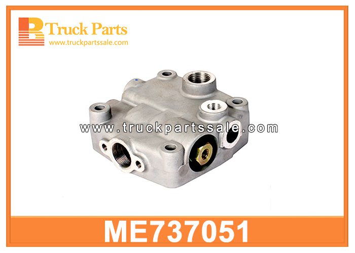 TRUCK Air Compressor Head ME737051 for MITSUBISHI 6D40 Cabeza de compresor de aire de cami??n