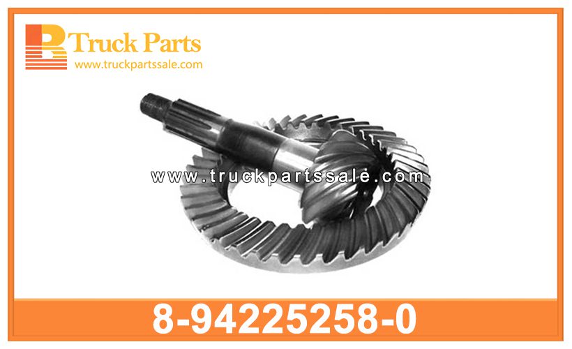 Truck crown wheel pinion Ratio 9x41 8-94225258-0 8942252580 8-94225-258-0 for ISUZU Relaci??n de pi ??n de la rueda de la corona del cami??n
