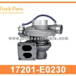 Turbo Charger 17201-E0230 24100-4480C S1760-E0121 17201E0230 241004480C S1760E0121 for ISUZU P11C Cargador turbo
