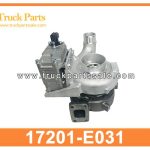 Turbo Charger 17201-E031 17201E031 for HINO J08E Cargador turbo