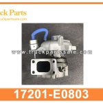 Turbocharger 17201-E0803 17201E0803 for HINO Turbocompresor