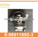 Turbocharger 8-98011892-3 8980118923 8-98011-892-3 for ISUZU 4JJ1 D-max Turbocompresor