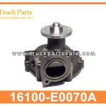 Water Pump 16100-E0070A 16100-4290 16100-3466 for HINO J08C Bomba de agua