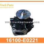 Water Pump 16100-E0221 16100E0221 for HINO JO7C JO8C Bomba de agua