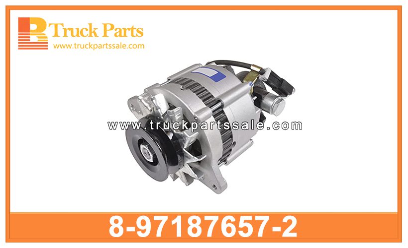 alternator 8-97187657-2 8971876572 8-97187-657-2 for ISUZU 4JB1 alternador