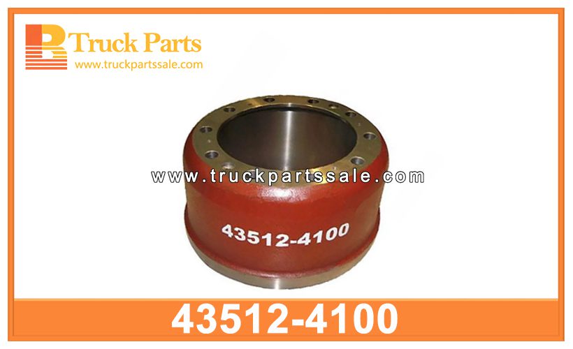 brake drum 43512-4100 435124100 for HINO tambor del freno