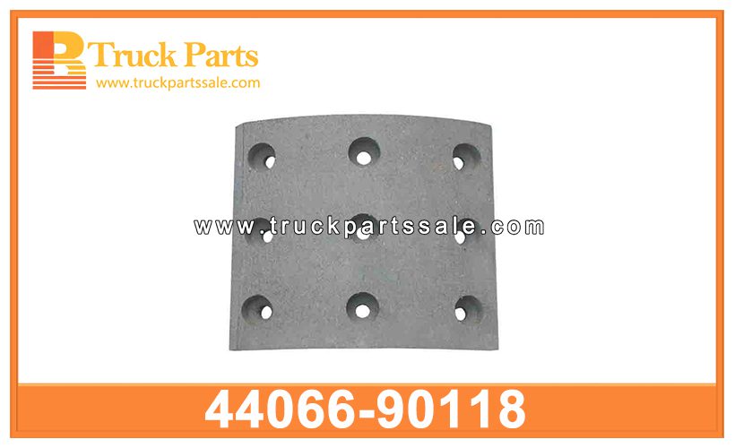 brake lining 44066-90118 44066-90204 4406690118 4406690204 for NISSAN romper el forro