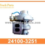 charger turbo engine parts 24100-3251 24100-4510 for HINO JO8C Piezas de motor de cargador turbo