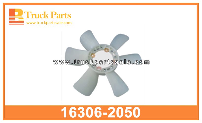 diameter 480mm Radiator Fan Blade 16306-2050 163062050 for HINO H07D Di??metro mm de la hoja del ventilador del radiador MM