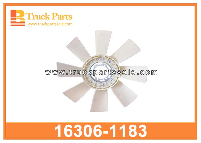 fan blades 16306-1183 163061183 for HINO K13C-TV aspas de ventilador