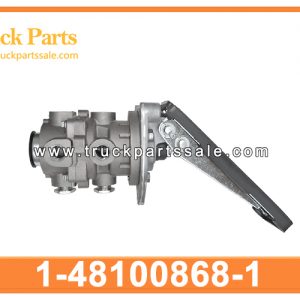 foot brake valve 1-48100868-1 1481008681 1-48100-868-1 for ISUZU FV413 válvula de freno de pie صمام الفرامل القدم