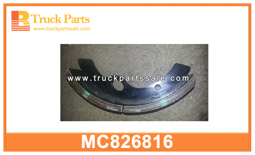 Truck Parts front brake shoe assy with lining MC826816 MK428759  41030-Z5317 41030-Z5212 for MITSUBISHI FK415