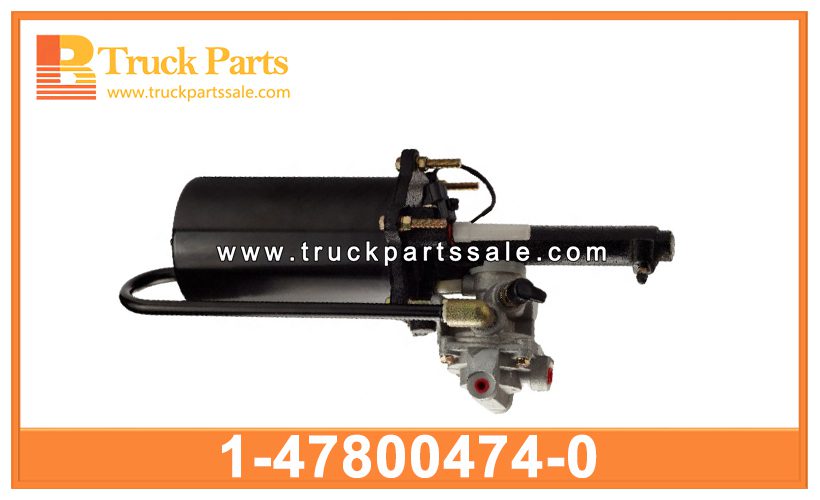 long brake air Booster 1-47800474-0 1478004740 1-47800-474-0 for ISUZU 10PE1 refuerzo de aire de freno largo