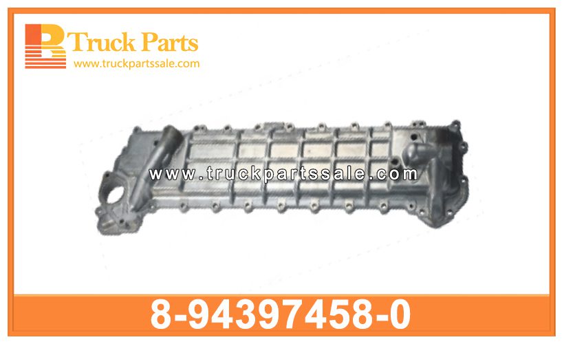 oil cooler cover 8-94397458-0 8-94397546-0 8943974580 8943975460 8-94397-458-0 8-94397-546-0 for ISUZU 6HE1T 6HE1 cubierta de enfriador de aceite