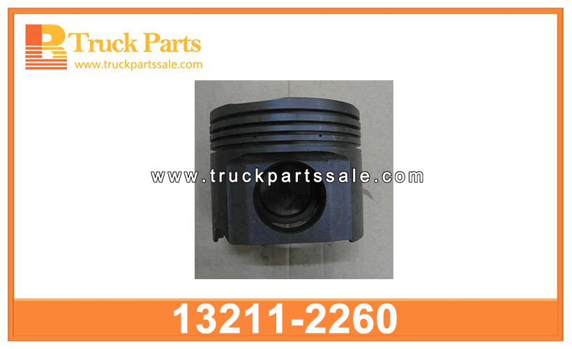 piston 13211-2260 13211-1980 132112260 132111980 for HINO H07D pist??n