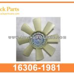 radiator Cooling Fan 16306-1981 163061981 for HINO ventilador de enfriamiento del radiador